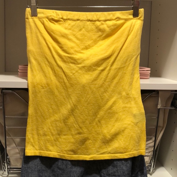 Strapless yellow gold top - Picture 2 of 4